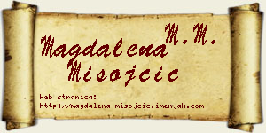 Magdalena Misojčić vizit kartica